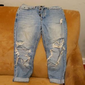 Topshop MOTO ripped jeans size 26/petite